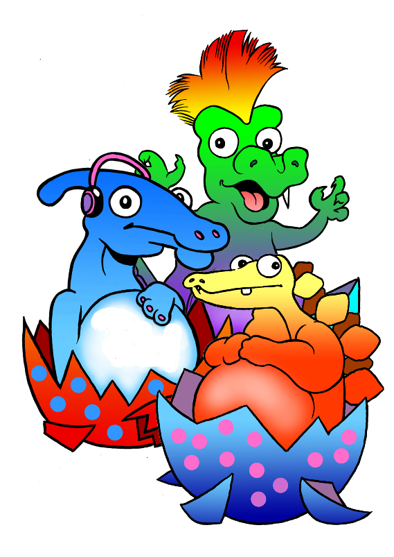 fun loving dinosaurs